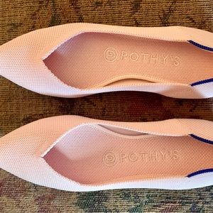 Rothy’s Pink The Point.  No stains, perfect !!!Size 7. Great Condition, No Flaws